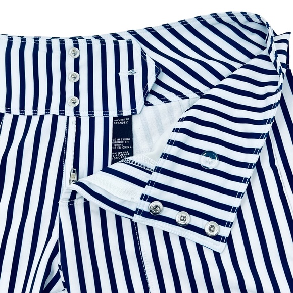 Jofit women's navy stripe bermuda length golf shorts size 2 ⛳️ - Picture 6 of 8
